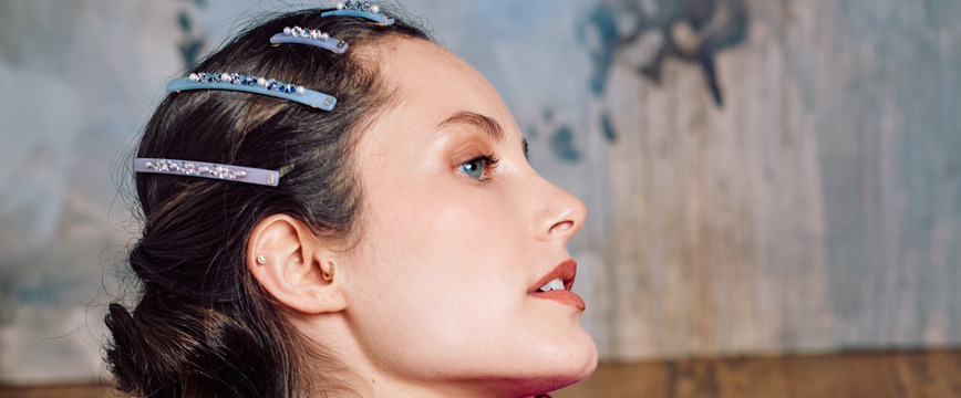 HAIR SIDE BARRETTES - Alexandre de Paris E-Shop