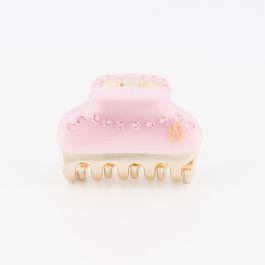【ALEXANDRE DE PARIS】VENDOME CLIP M 【美品】 Pince Vendôme Signature regular navy blue jewel hair jaw