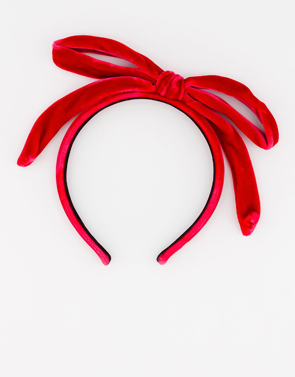 Alexandre de Paris Floppy Bow Hairband ALEXANDRE DE PARIS Bow Leather Headband main image 2